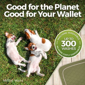Millie Mats Puppy Pads are good for the planet